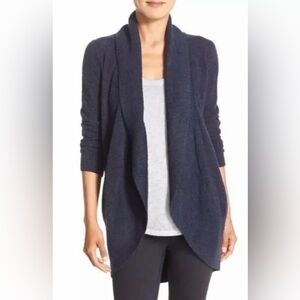 Barefoot Dreams Cozy Chic Lite Circle Cardigan - Navy